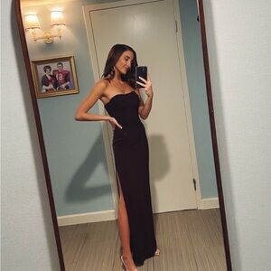 Brown long dress